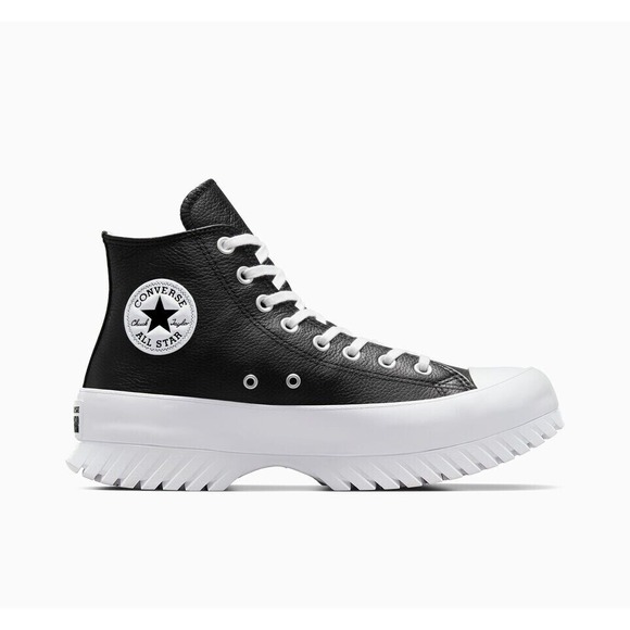 Converse Chuck Taylor All-Star Lugged 2.0‎ Hi Sneaker Black-Egret-White A03704C - Picture 1 of 7